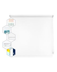 Cortina Roller Blackout 200x120cm Usa 100 Black Out Standard